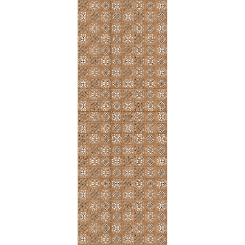 Elegant Sherwani Embroidery Panel with Geometric Floral Tile Pattern