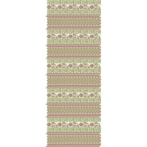 Stylish Sherwani Embroidery Panel with Layered Floral Bands and Geometric Detailing