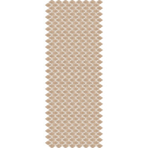 Elegant Sherwani Embroidery Panel with Interwoven Leaf Pattern