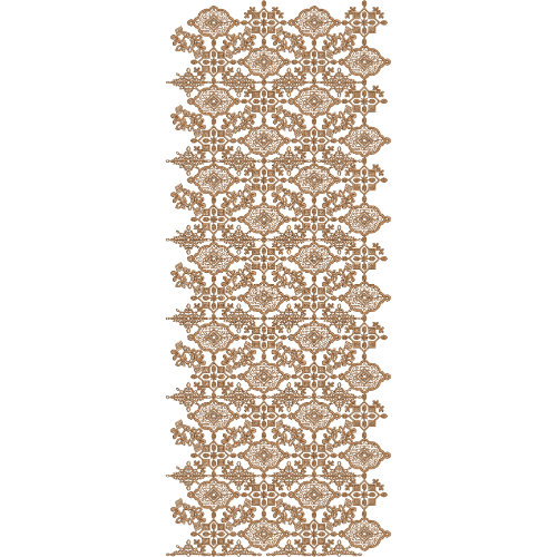 Elegant Sherwani Embroidery Panel with Ornamental Floral Grid Pattern