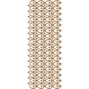 Regal Sherwani Vertical Panel Embroidery with Interlinked Oval Chains and Floral Center Motifs