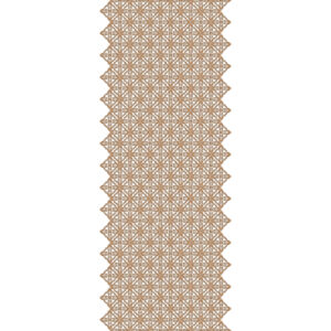 Classic Sherwani Embroidery with Fine Diamond Mesh Lattice and Geometric Star Detailing