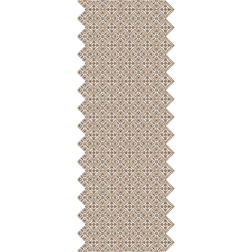 Intricate Sherwani Embroidery with Dense Geometric Lattice and Star Motif Detailing