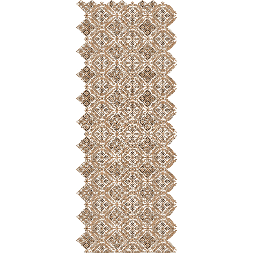 Premium Sherwani Embroidery with Diamond Medallion Lattice and Intricate Geometric Floral Detailing