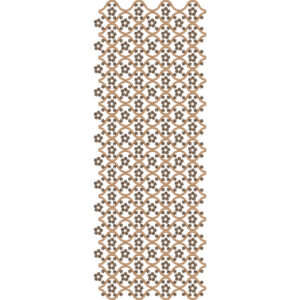 Elegant Sherwani Embroidery with Interlocking Circular Trellis and Floral Cross Motif Detailing