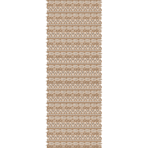 Traditional Sherwani Embroidery with Multi-Layered Horizontal Bands and Intricate Ethnic Motif Detailing