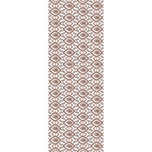 Classic Sherwani Embroidery with Oval Medallion Lattice and Geometric Connector Detailing