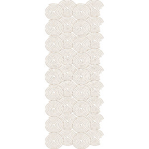 Modern Sherwani Embroidery with Concentric Circular Pattern and Minimal Geometric Detailing