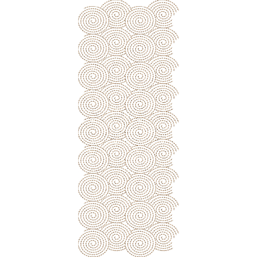 Modern Sherwani Embroidery with Concentric Circular Pattern and Minimal Geometric Detailing