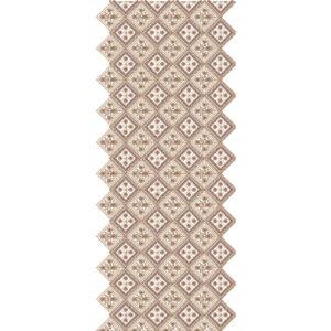 Classic Sherwani Embroidery with Diamond Grid Layout and Floral Dot Motif Detailing