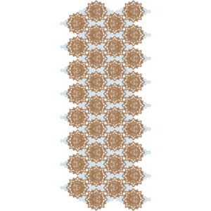Royal Sherwani Embroidery with Circular Floral Medallions and Interconnected Lattice Detailing