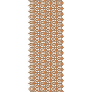 Stylish Sherwani Embroidery with Alternating Hexagonal Pattern and Floral Buta Detailing