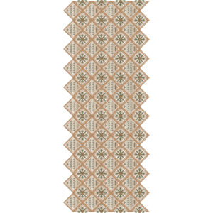 Elegant Sherwani Embroidery with Diamond Grid and Alternating Floral Geometric Motif Design