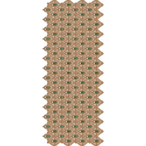 Luxury Sherwani Embroidery with Ornate Oval Medallions and Interwoven Wave Lattice Design
