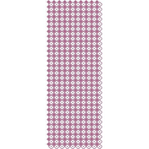 Geometric Floral Tile Sherwani Embroidery Design with Symmetrical Diamond Grid Pattern