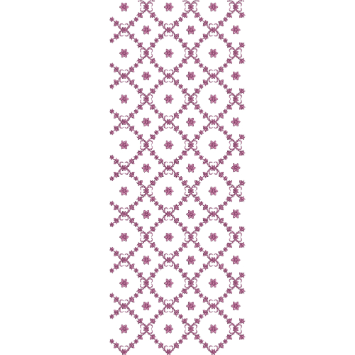 Elegant Geometric Floral Trellis Sherwani Embroidery Design with Star Motif Detailing
