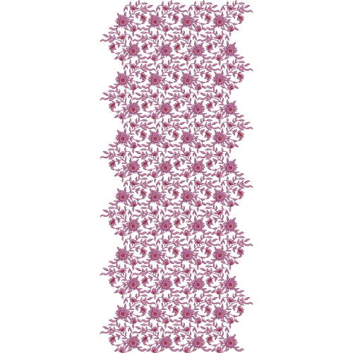 Dense Floral Vine Sherwani Embroidery Design with Blooming Flower Jaal Pattern