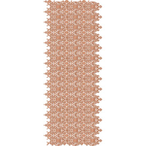 Heavy Ornamental Lattice Sherwani Embroidery Design with Interwoven Floral Jaal Pattern