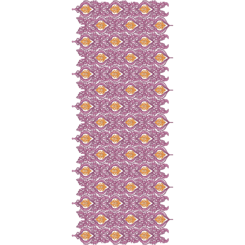 Multicolor Ornamental Jaal Sherwani Embroidery Design with Floral Medallion Highlights