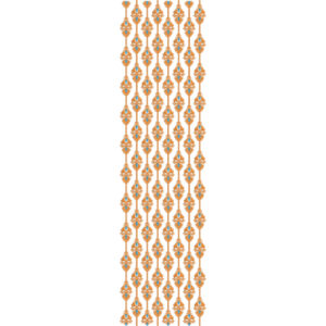 Traditional Vertical Buta Stripe Sherwani Embroidery Design with Dual-Tone Floral Detailing