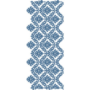 Royal Floral Lattice Sherwani Embroidery Design with Ornamental Diamond Medallion Pattern