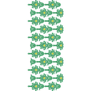 Ornamental Mughal Buta Sherwani Embroidery Design with Vertical Motif Alignment
