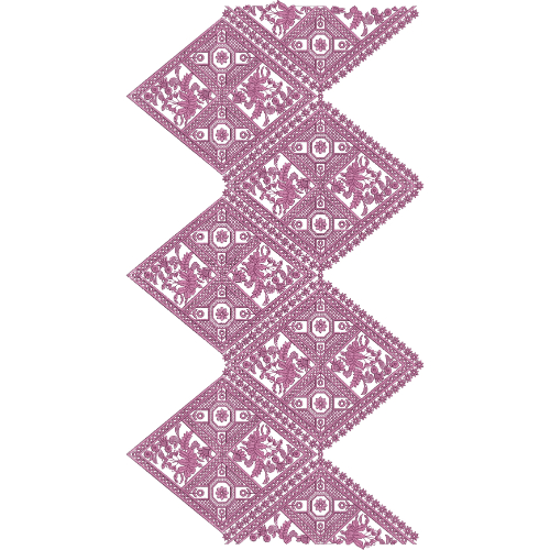 Diagonal Patchwork Sherwani Embroidery Design with Ornamental Floral Blocks and Geometric Panel Detailing