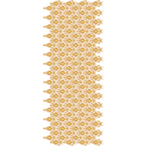 Royal Sherwani Embroidery Panel with Dense Floral Buti and Ornamental Motifs