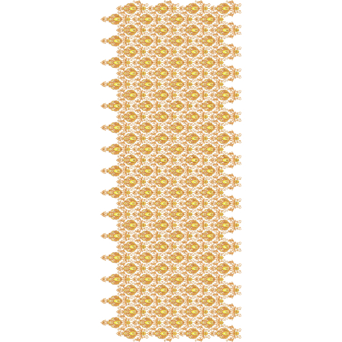 Royal Sherwani Embroidery Panel with Dense Floral Buti and Ornamental Motifs