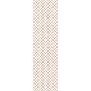 Elegant Sherwani Embroidery Panel with Geometric Lattice Pattern