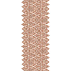 Royal Sherwani Embroidery Panel with Dense Mughal Ornamental Floral Pattern