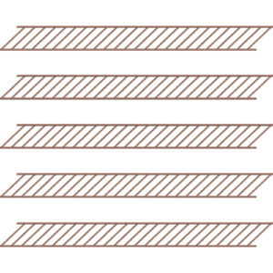Elegant Diagonal Linear Stripe Repeating Geometric Decorative Border Lace Embroidery Design