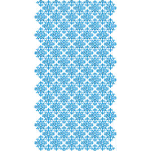 Elegant Ornamental Floral Damask Repeating Decorative Panel Lace Embroidery Design