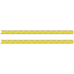 Elegant Scrollwork Vine Repeating Decorative Trim Border Lace Embroidery Design Collection