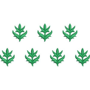 Elegant Decorative Botanical Leaf Motif Embroidery Design Collection