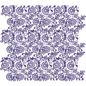 Elegant Floral Vine Allover Decorative Lace Embroidery Design