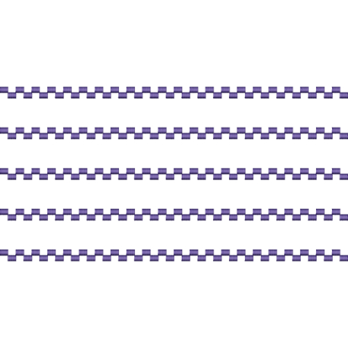 Elegant Minimalist Geometric Chain Border Lace Embroidery Design