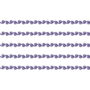 Elegant Scroll Vine Decorative Border Lace Embroidery Design