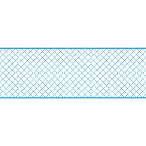 Elegant Diamond Mesh Border Decorative Lace Embroidery Design