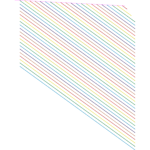 Elegant Diagonal Parallel Stripe Decorative Lace Embroidery Design