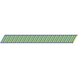 Elegant Diagonal Stripe Decorative Border Lace Embroidery Design
