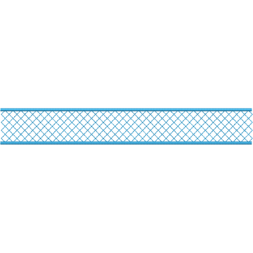 Elegant Diamond Mesh Border Decorative Lace Embroidery Design