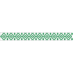 Elegant Geometric Diamond Decorative Border Lace Embroidery Design