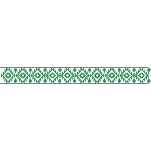 Elegant Geometric Diamond Decorative Border Lace Embroidery Design