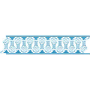 Elegant Geometric Openwork Border Lace Embroidery Machine Design