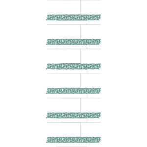 Elegant Ornamental Floral Scroll Border Lace Embroidery Machine Design Collection
