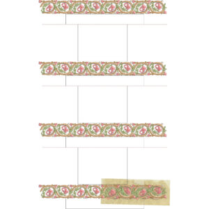 Elegant Floral Vine Medallion Border Lace Embroidery Machine Design Collection