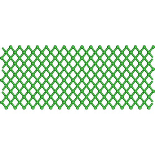 Elegant Diamond Mesh Lattice Lace Embroidery Machine Design