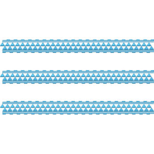 Elegant Geometric Triangle Border Lace Embroidery Machine Design Collection