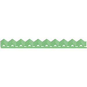 Elegant Geometric Chevron Decorative Border Lace Embroidery Design